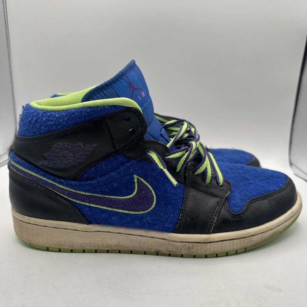 Nike Men's Jordan 1 Mid Bel Air 2013 Fuzzy - 633206-040 - Size 10.5 - VERY RARE‎